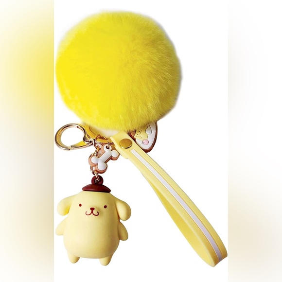 Yellow PomPomPurin keychain charm - Picture 1 of 5